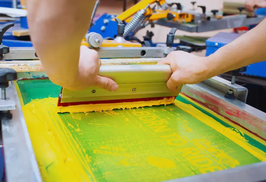 Screen printing is a great method for creating bold prints that stand out, but each color need their own screen. Therefore, it is not the best for complex designs with many colors.