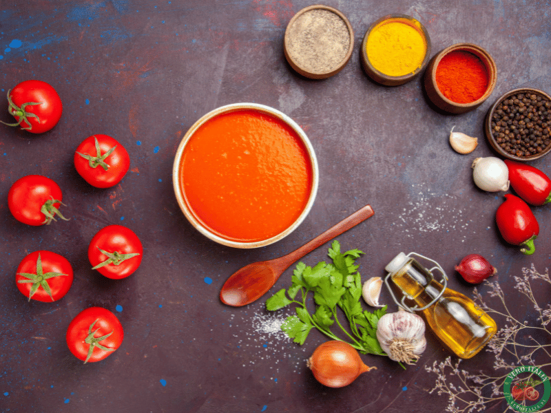 składniki do sosu spaghetti