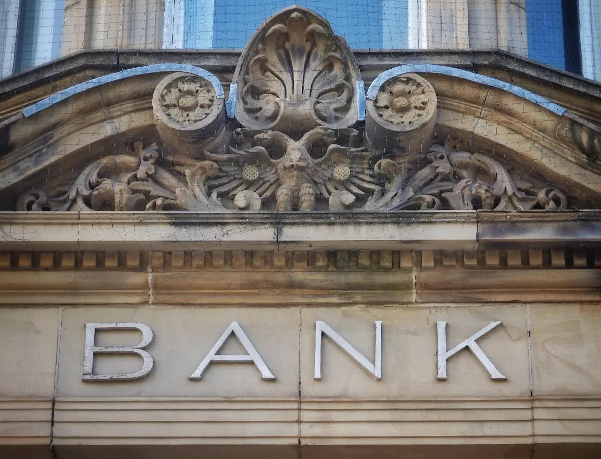 image of bank  symbolizing when you can't open a bank account