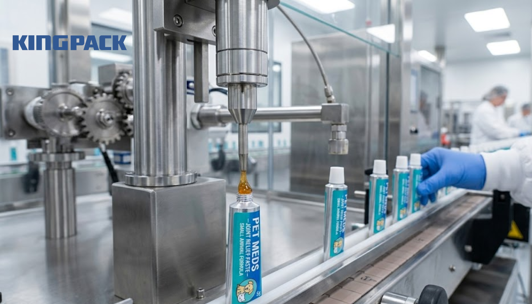 tube filling and sealing machine