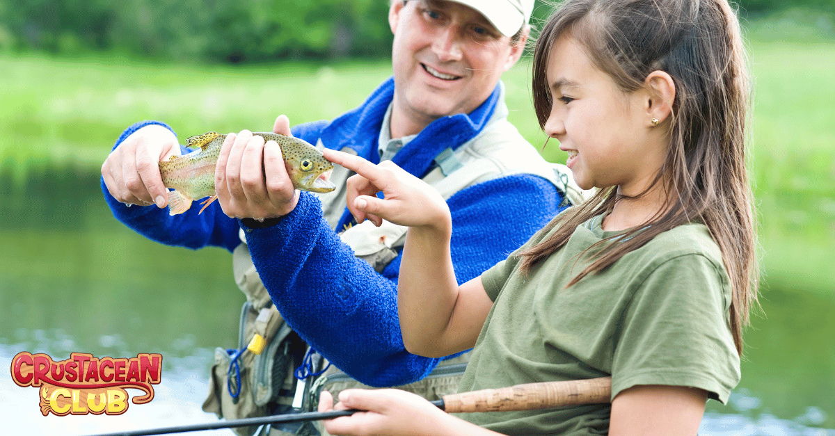 Fishing event for families