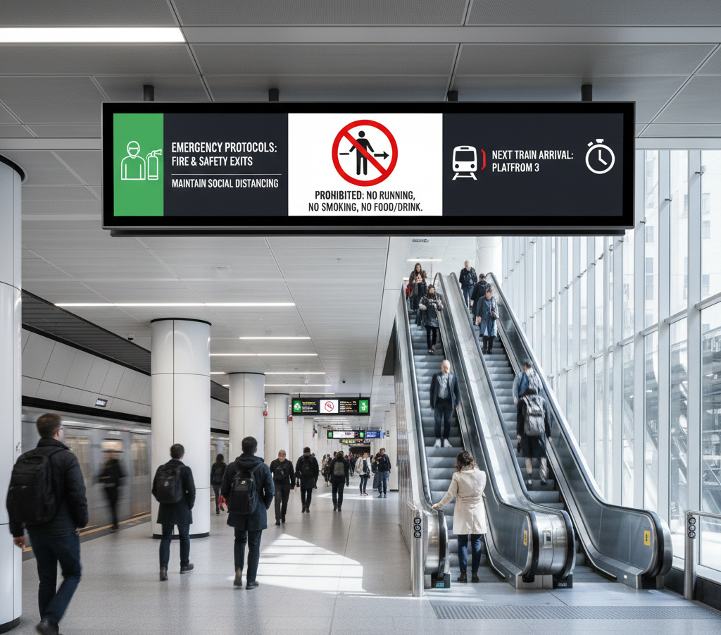 interactive regulatory digital signage 