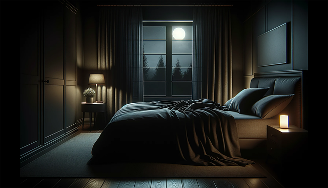 Dim or remove all electronics in your bedroom for best sleep quality.
