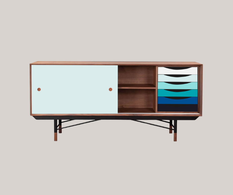 Finn Juhl furniture includes the sideboard
