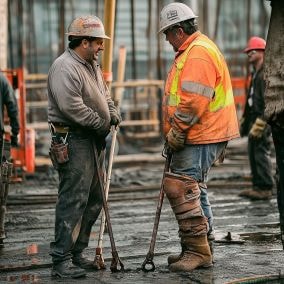 construction worker giving notice of injury