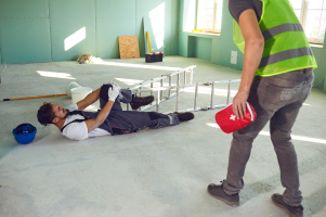What should a manager do when an accident injury occurs