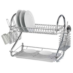 KitchenAid Aluminum Dish Rack, 17.36-Inch, White