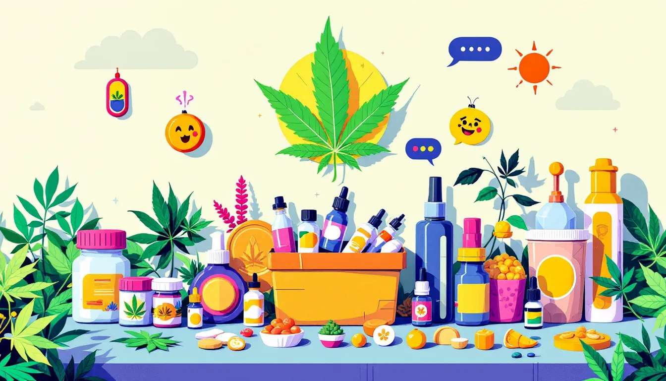 Benefits of buying a qp of weed, showcasing a variety of cannabis products.