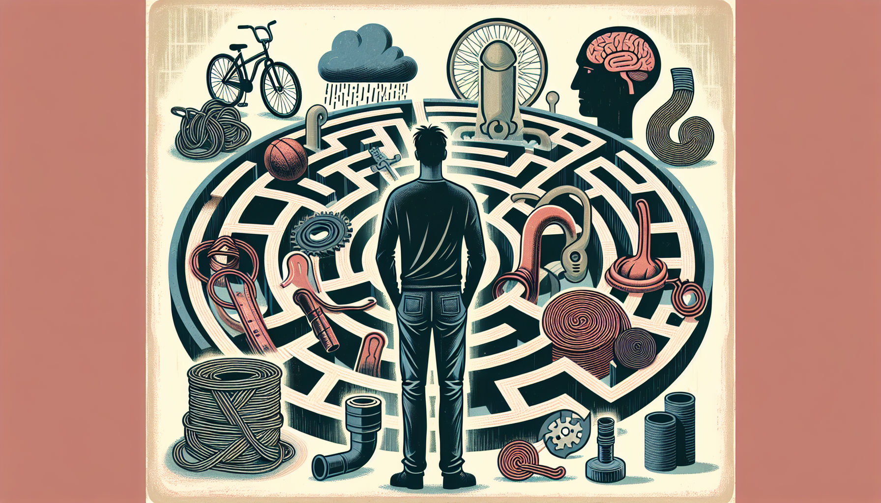 Illustratie van verschillende oorzaken van erectieproblemen