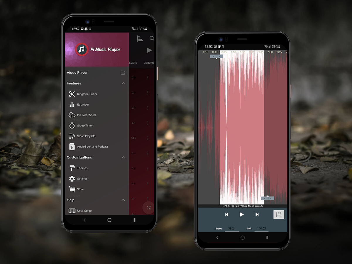 Pi Music Player ringtone app