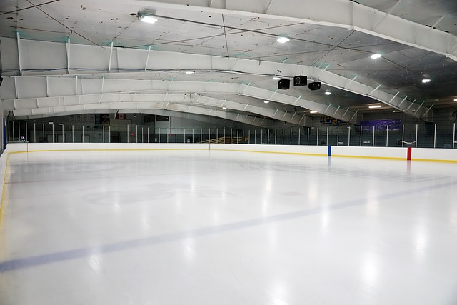 indoors, empty, hockey