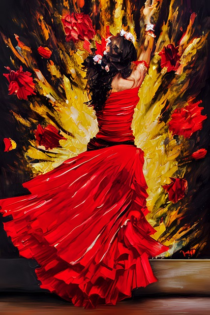 spanish dancer, dancer, flamenco