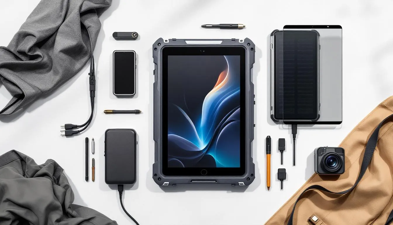 Zubehör für Outdoor-Tablets, das für den Außeneinsatz geeignet ist.