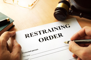 Procedure for obtaining a DV temporary restraining order