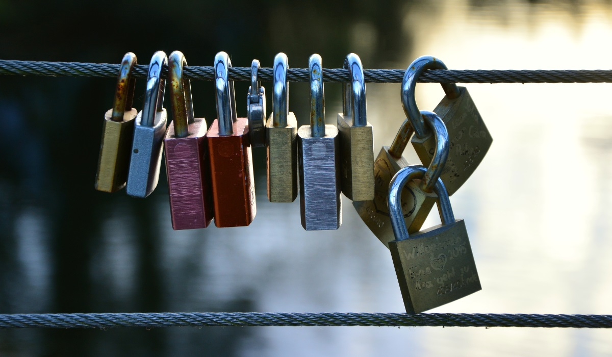 A variety of secure padlocks - locks 