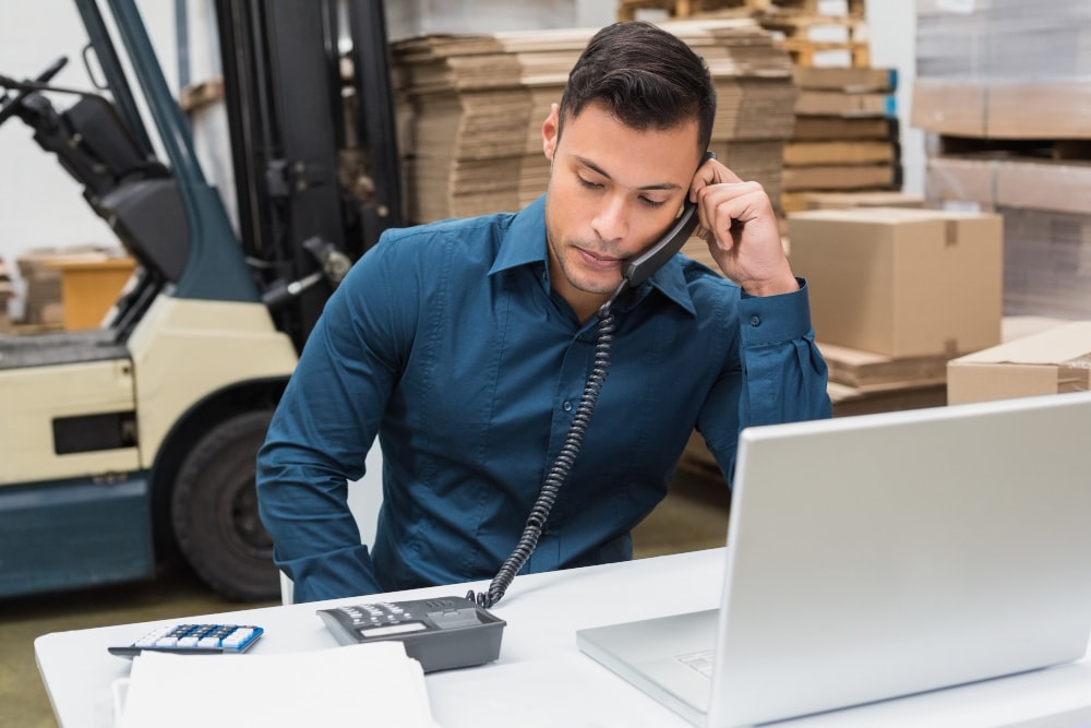 A warehouse manager needs to cust costs and update their communications infrastructure.