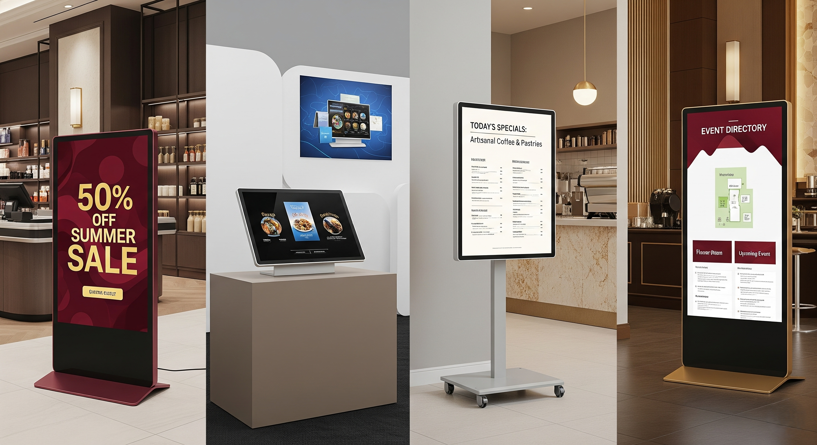 to use portable digital signage