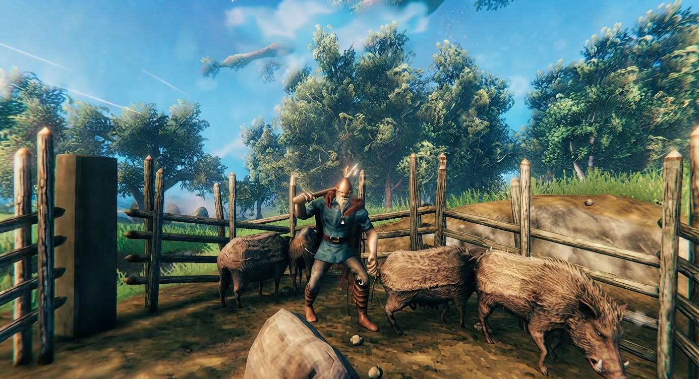 How to Tame a Boar in Valheim