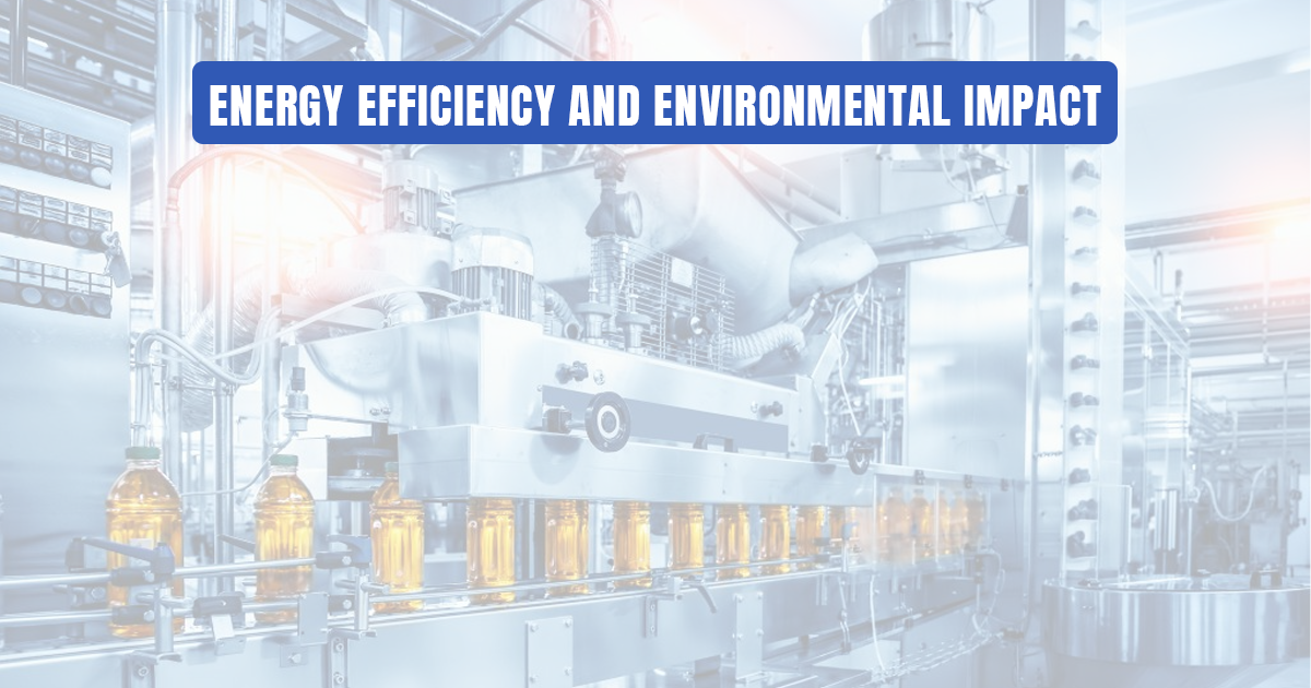 Industrial production line focusing on energy efficiency and environmental impact.