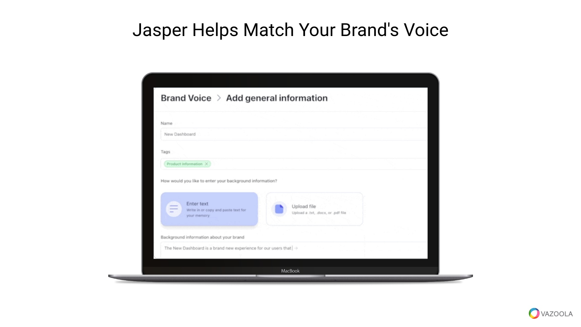Jasper Helps Match Your Brand's Voice
