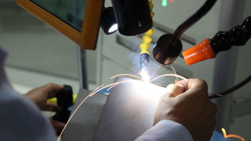 laser welding operation