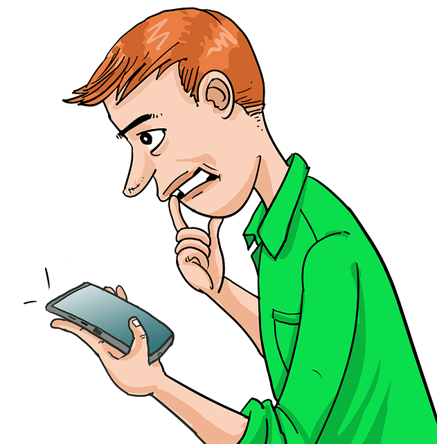 forgot password, man, smartphone
