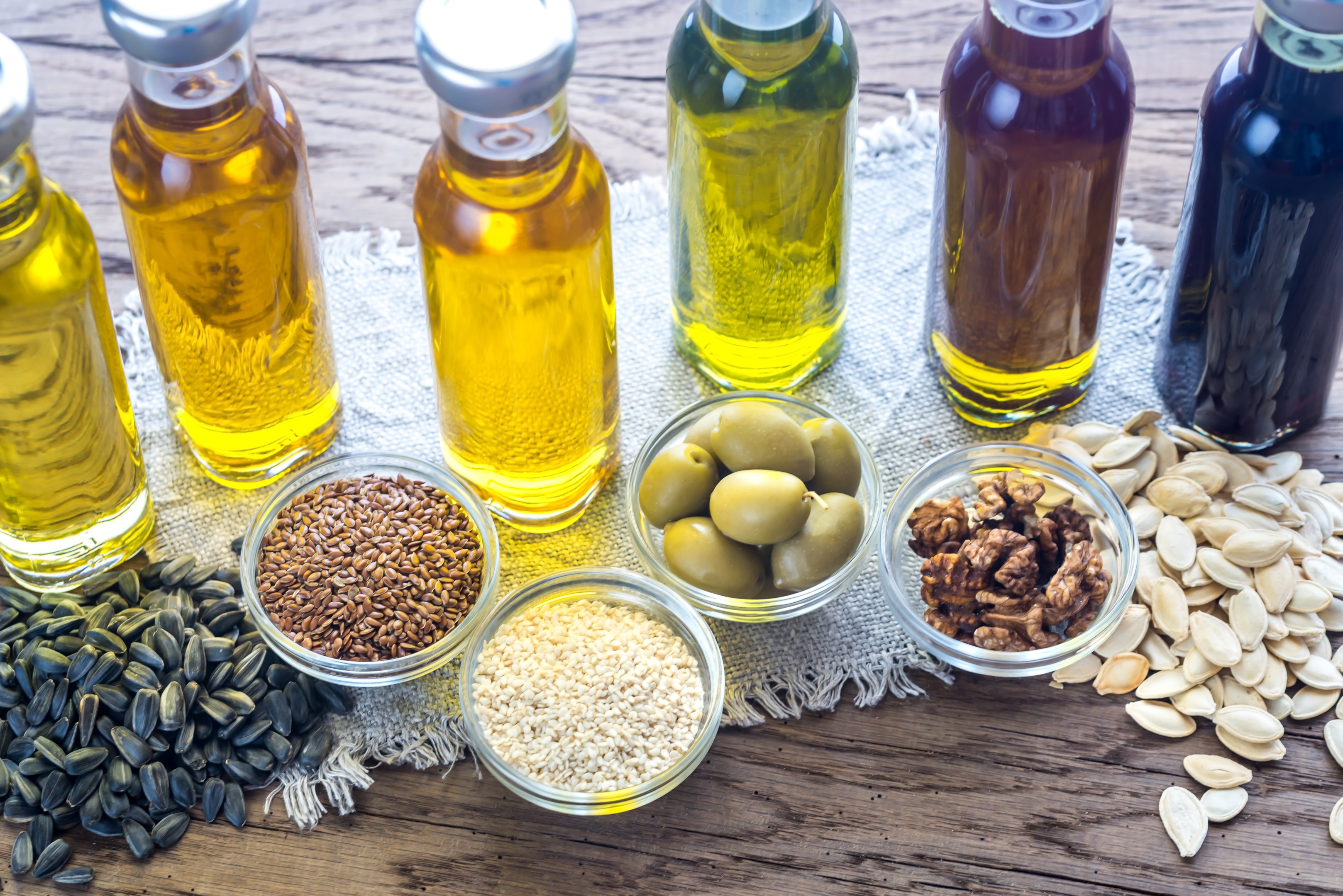 Add some more calories to your diet with healthy oils to add with lunch and dinner