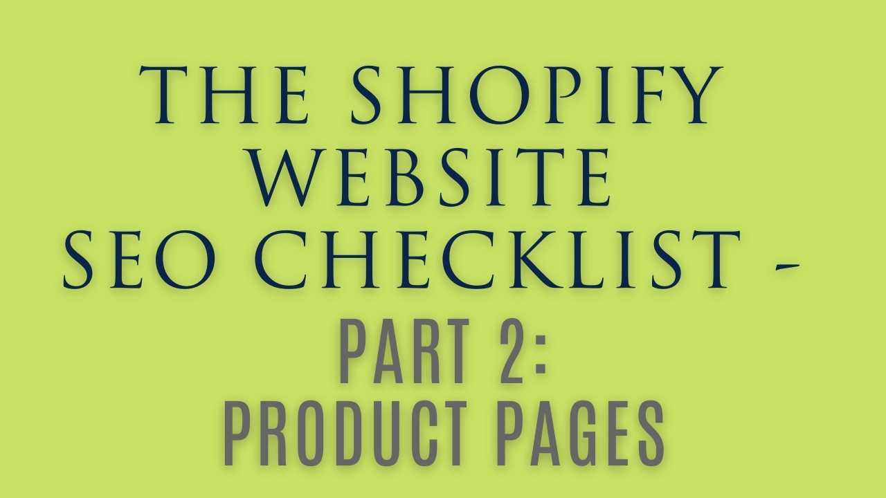 Let's talk Shopify SEO product page descriptions- and avoiding duplicate content!