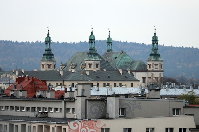 Kielce - panorama, jesień