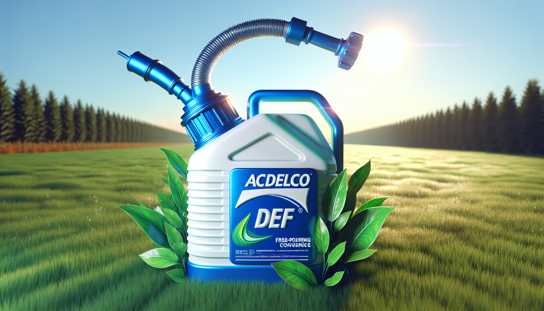 ACDelco DEF container with free pouring nozzle