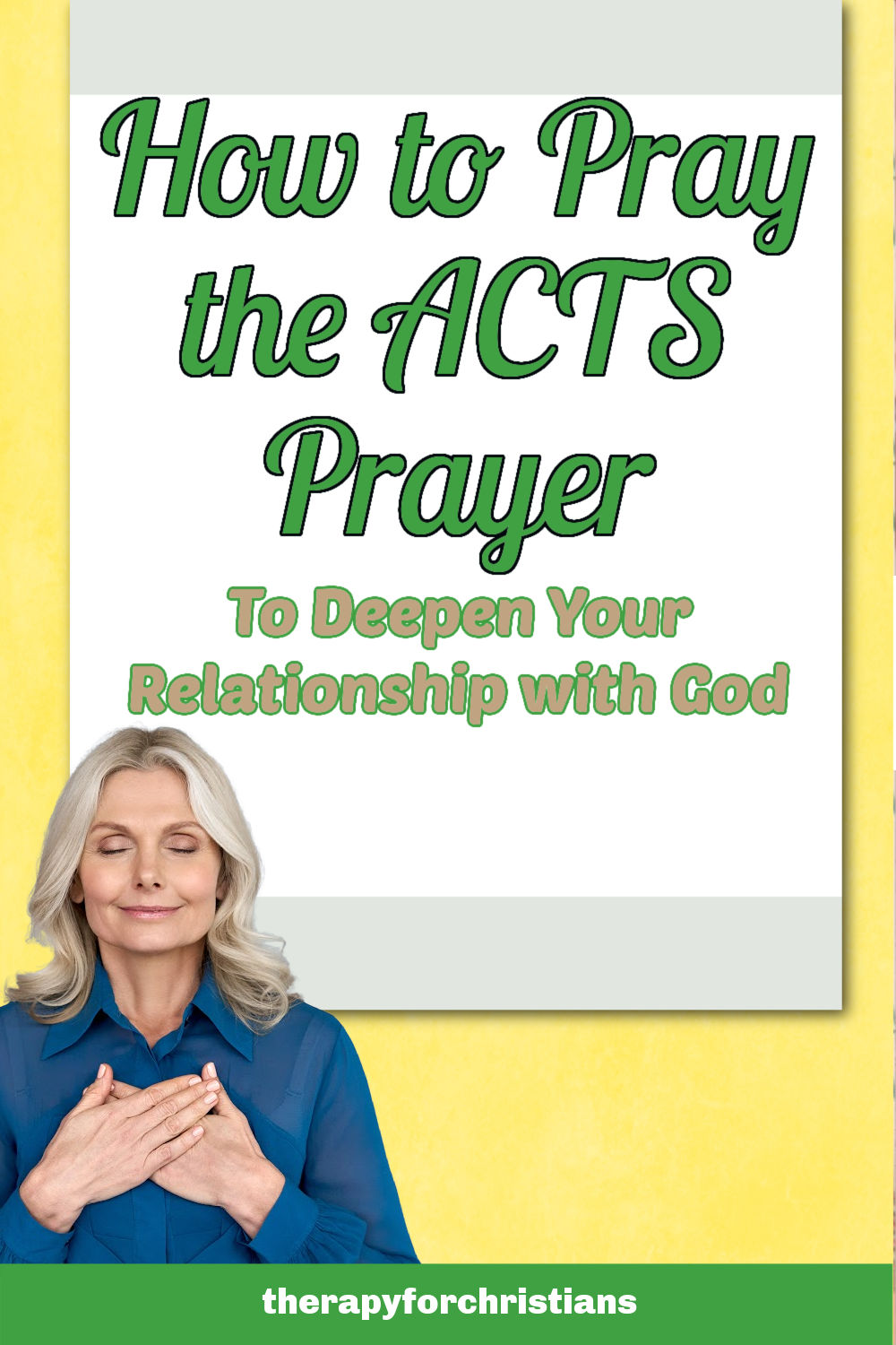 ACTS Prayer Model Pin