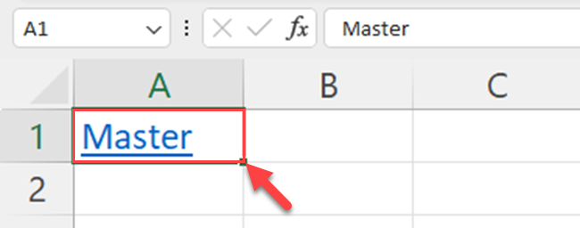 How to insert a hyperlink in Excel using the shortcut