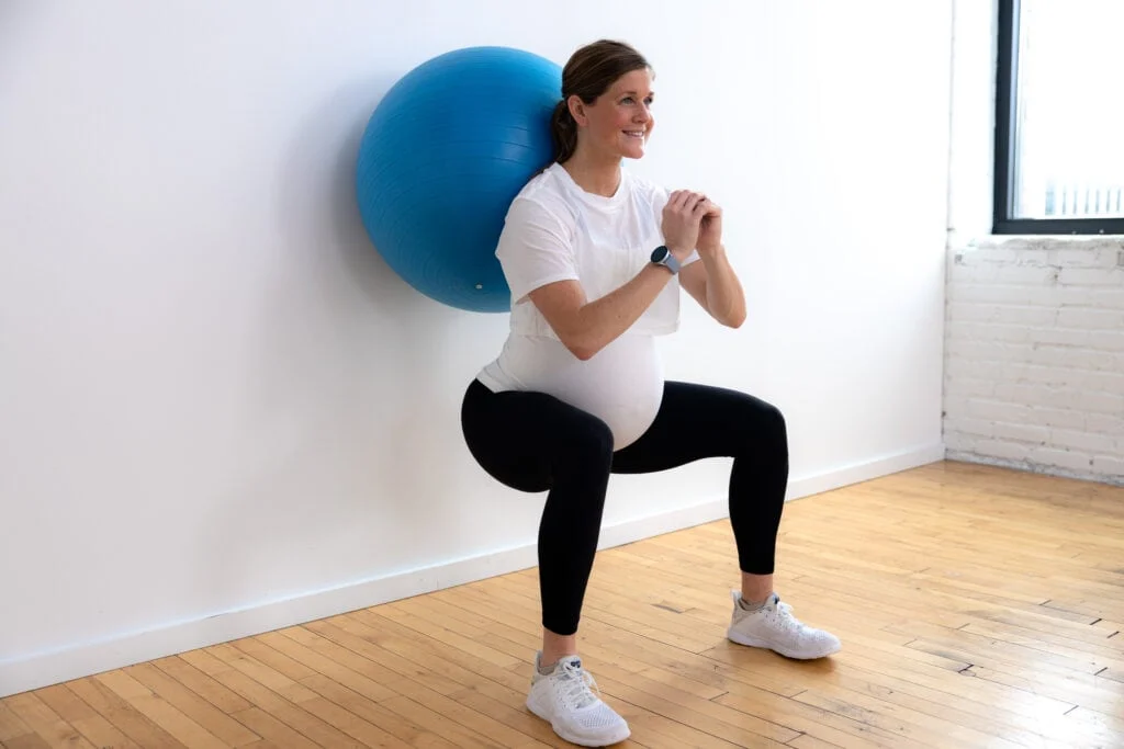 Energizing Pregnancy Stretches on Yoga Ball - Best Exercises