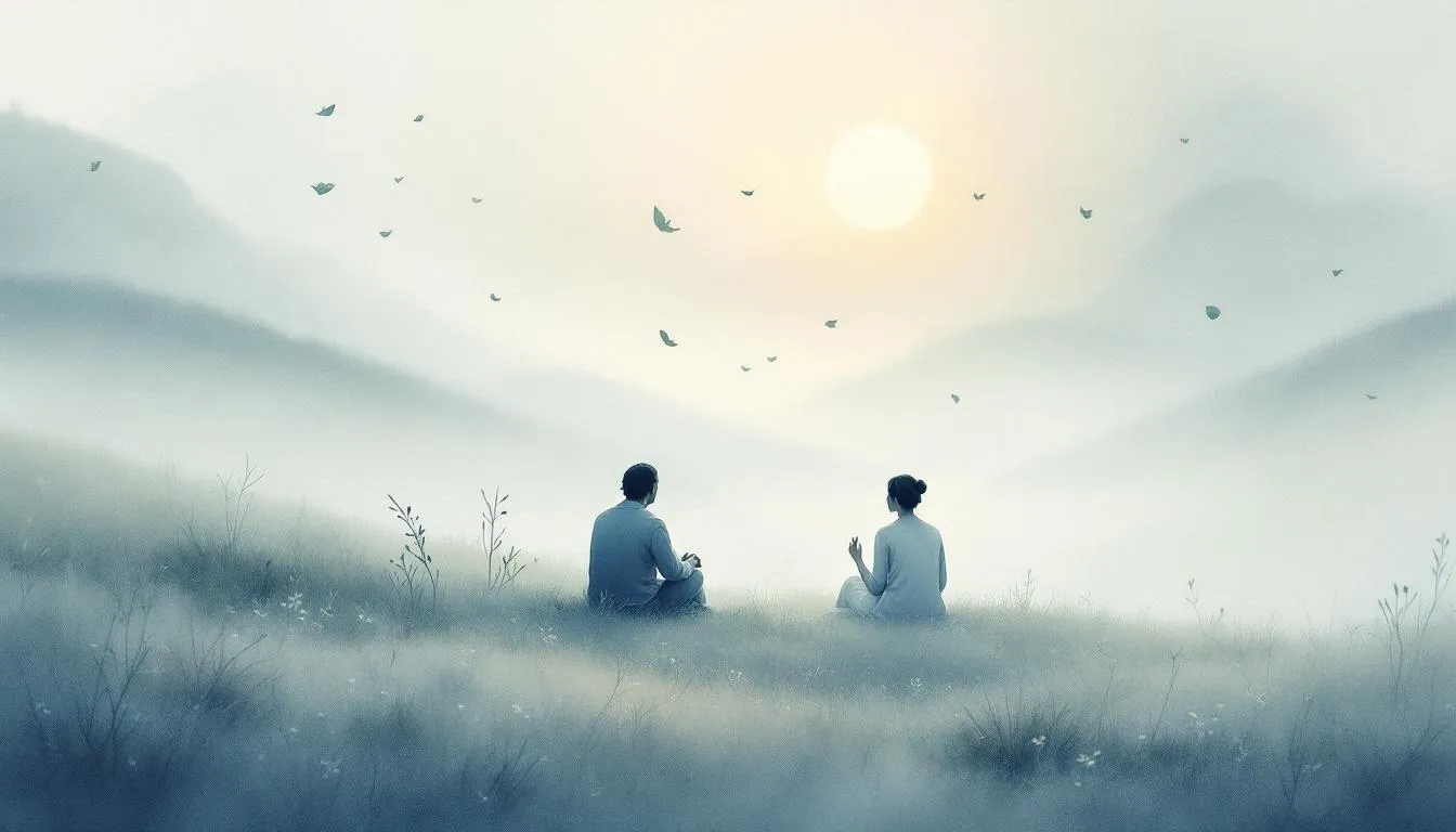 Ein Ritual zur spirituellen Begleitung eines sterbenden Menschen.