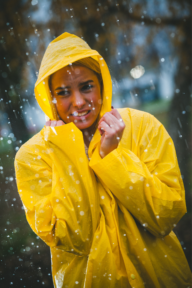 Plastic store raincoat disposable