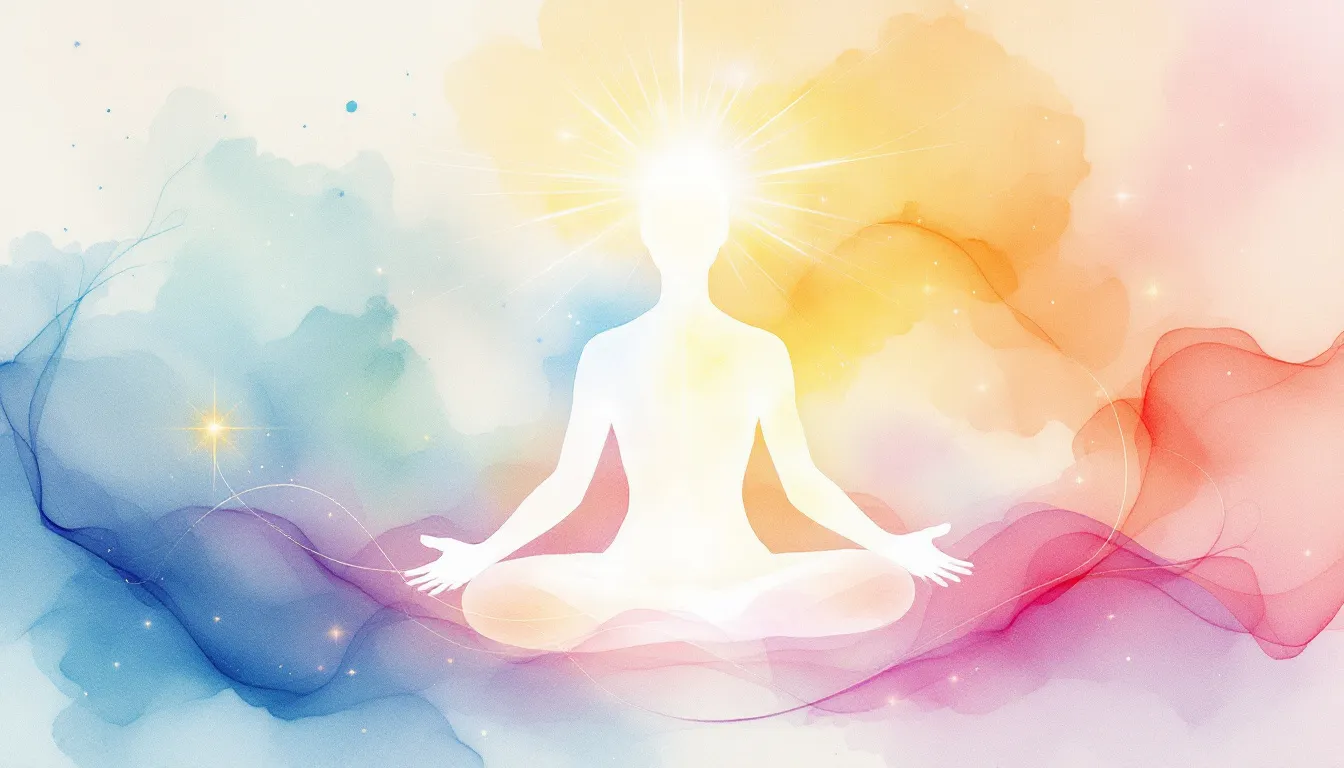 An image depicting physical and emotional symptoms of spiritual awakening.