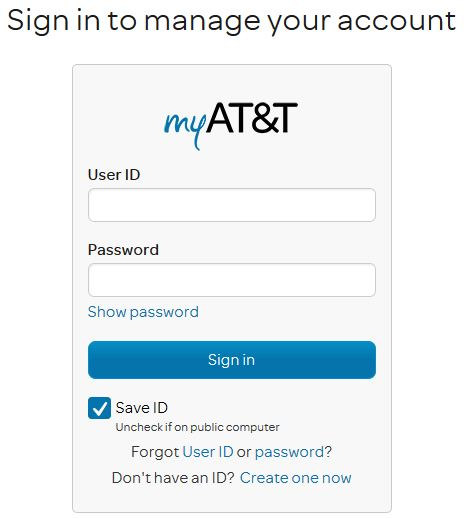 Sign in Att net in your browser. Site: https://signin.att.com/