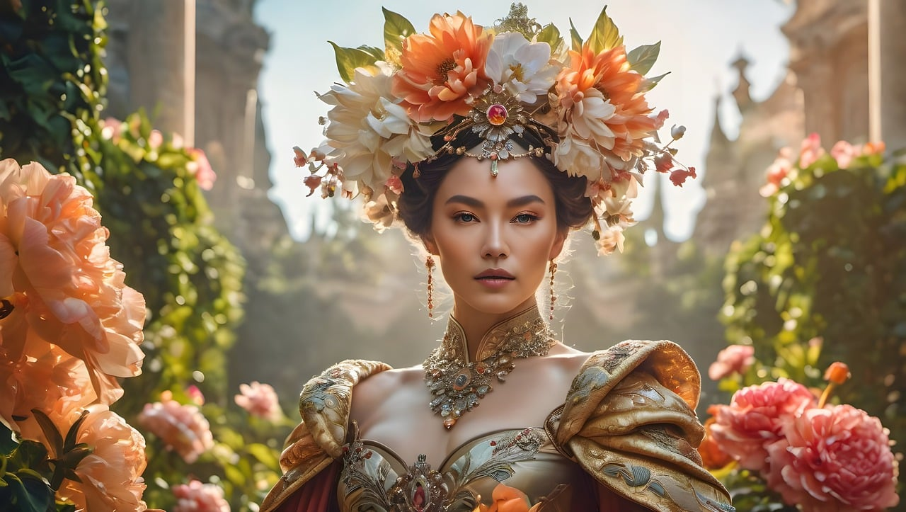 queen, crowning, royalty