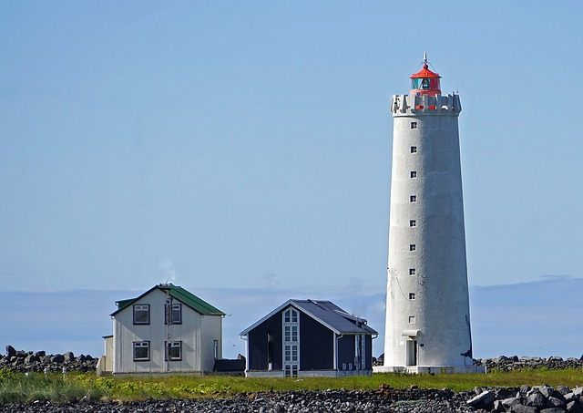 lighthouse, reykjavik, heaven