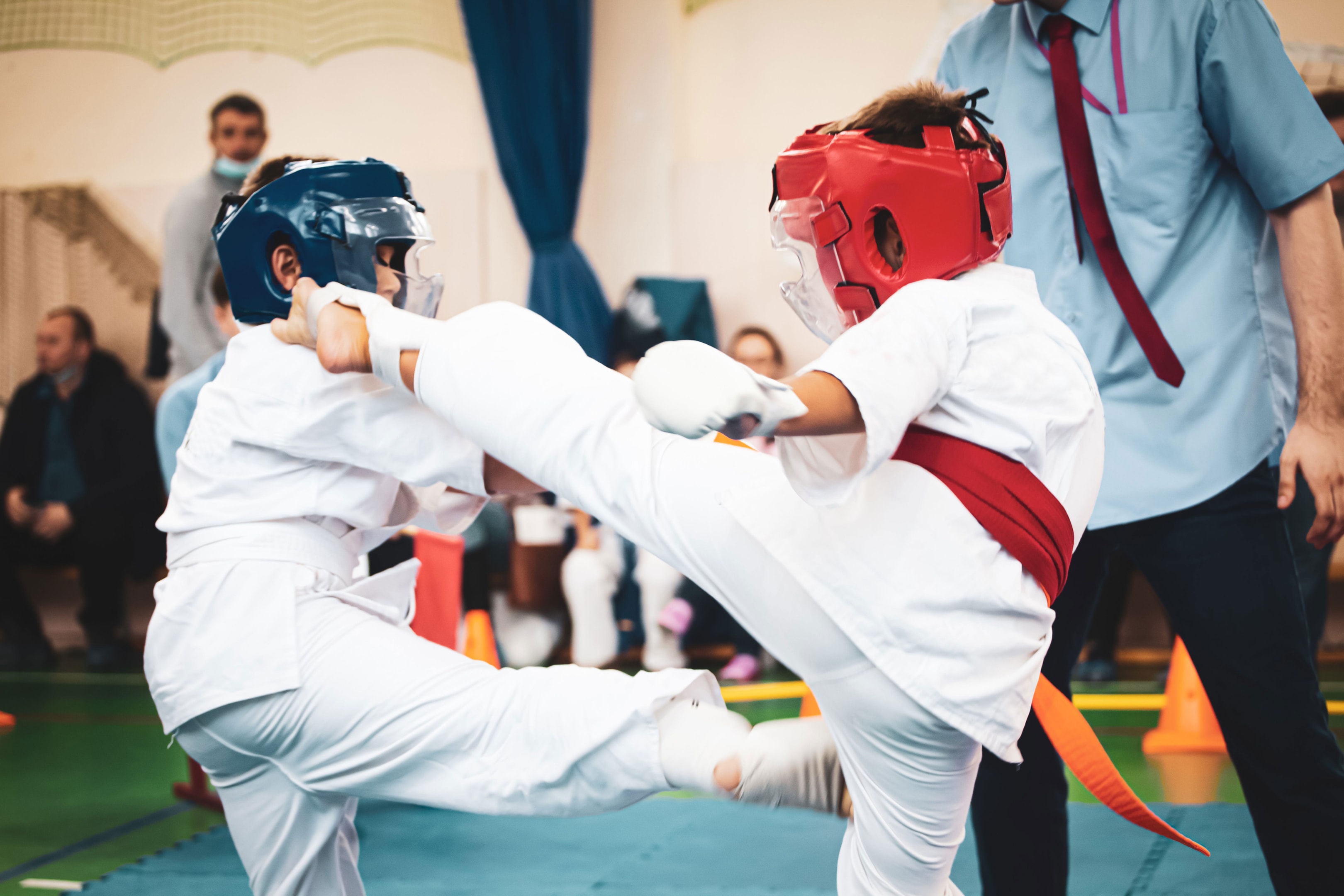 there are various martial arts such as muay thai, brazilian jiu jitsu, karate, judo, aikido, taekwondo, mma, and even wrestling. all of these styles are physical activities that offer a range of personal development from mental health benefits to improved physical ability