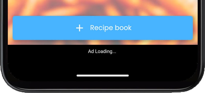 Figure 3: Endless loading ad covering screen
