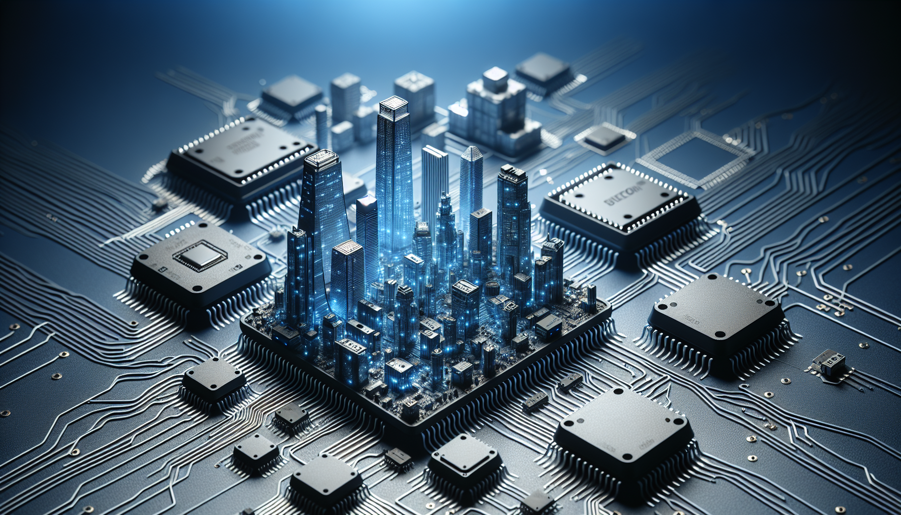 Illustration of Silicon Labs' versatile 8-bit microcontroller offerings