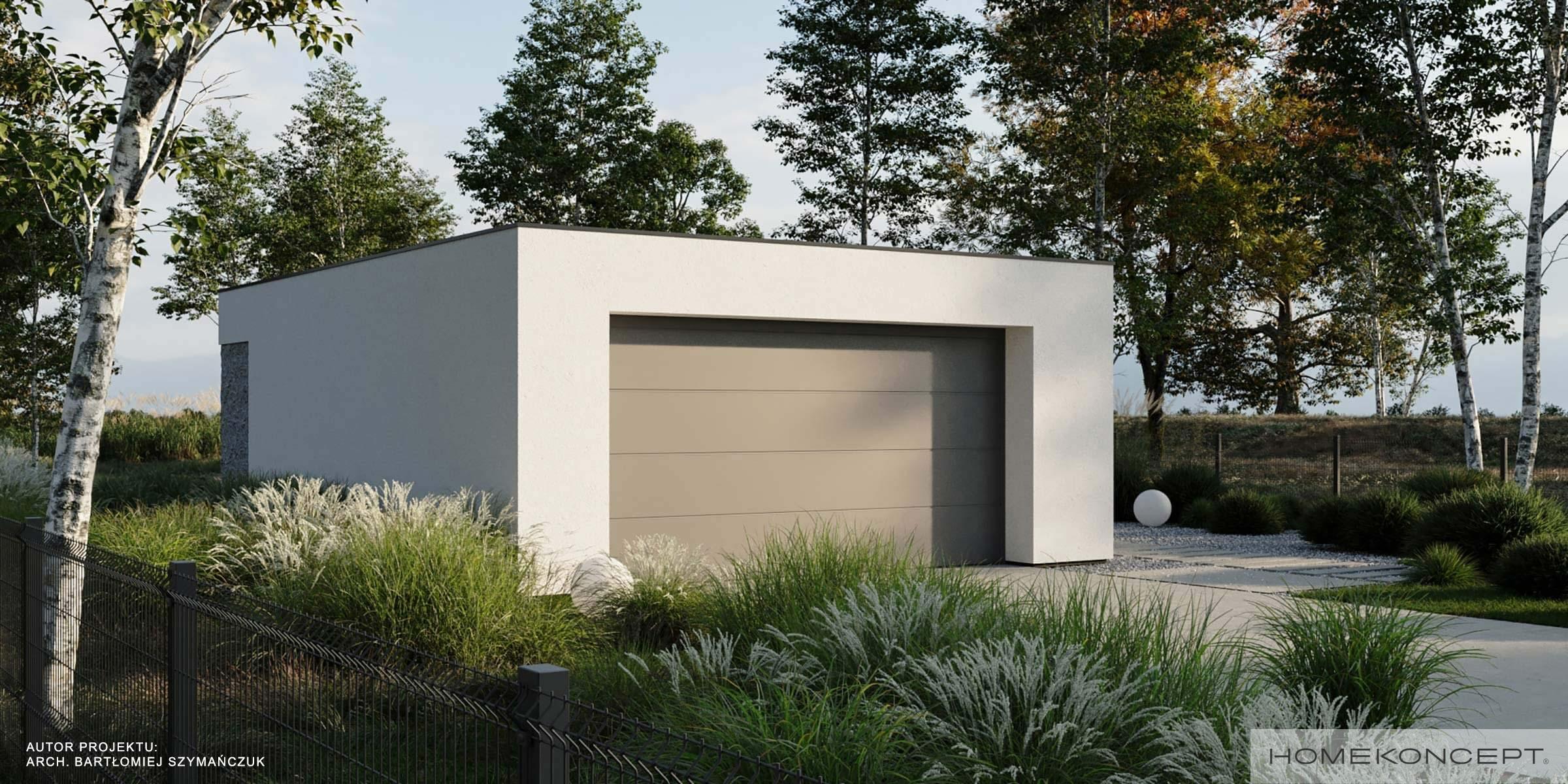 Projekt garażu HOMEKONCEPT G 10