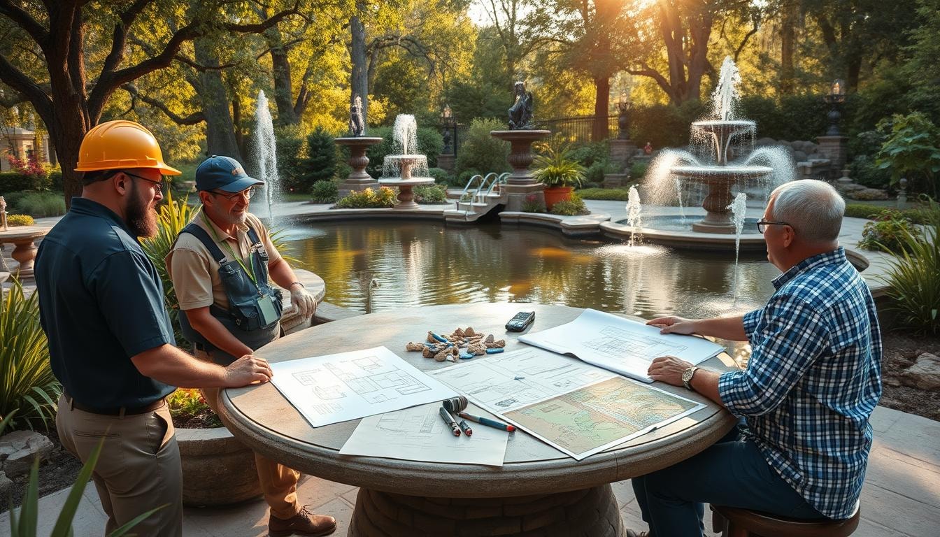 water feature project communication