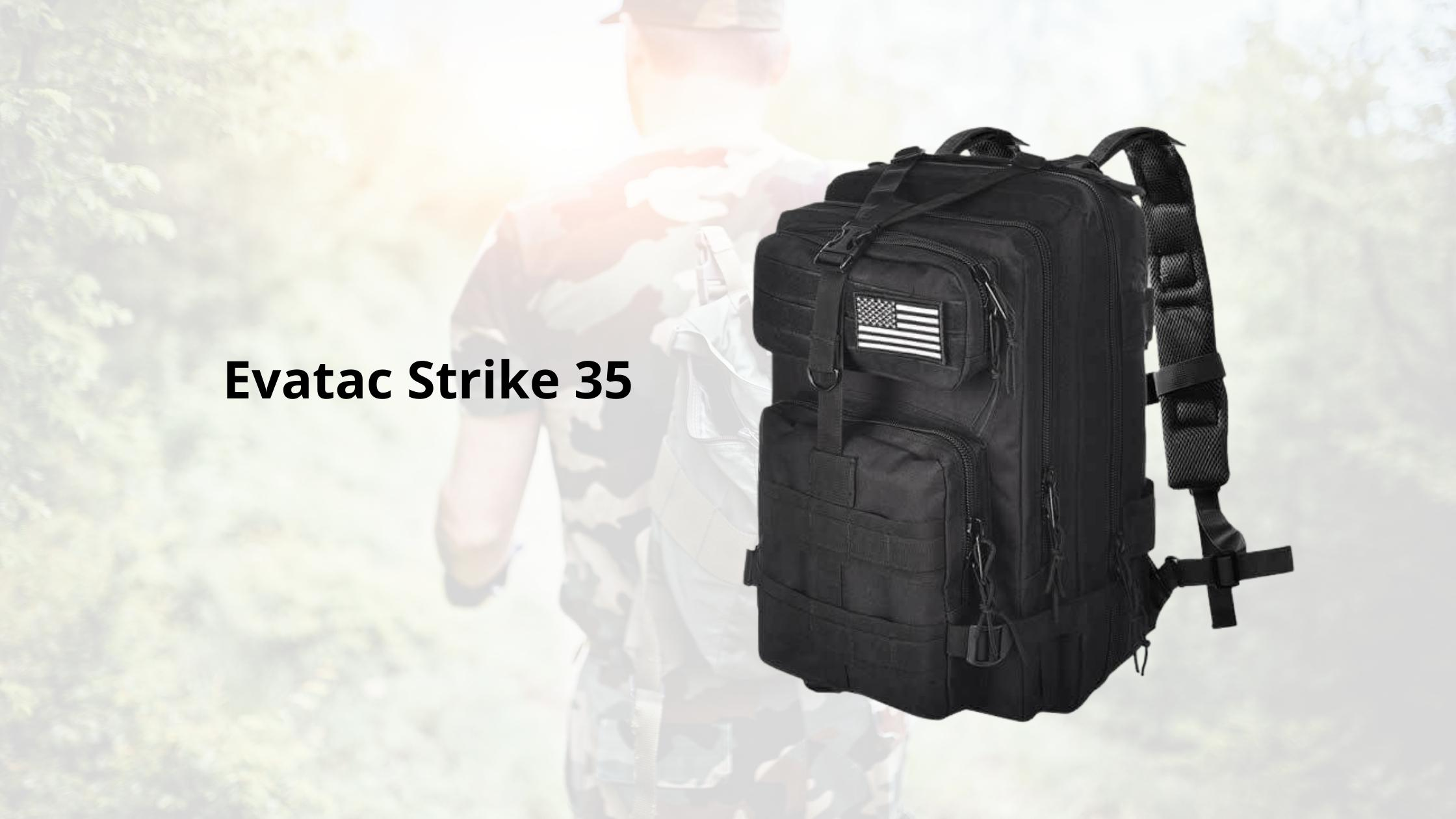 Evatac Strike 35 backpack for outdoor activities