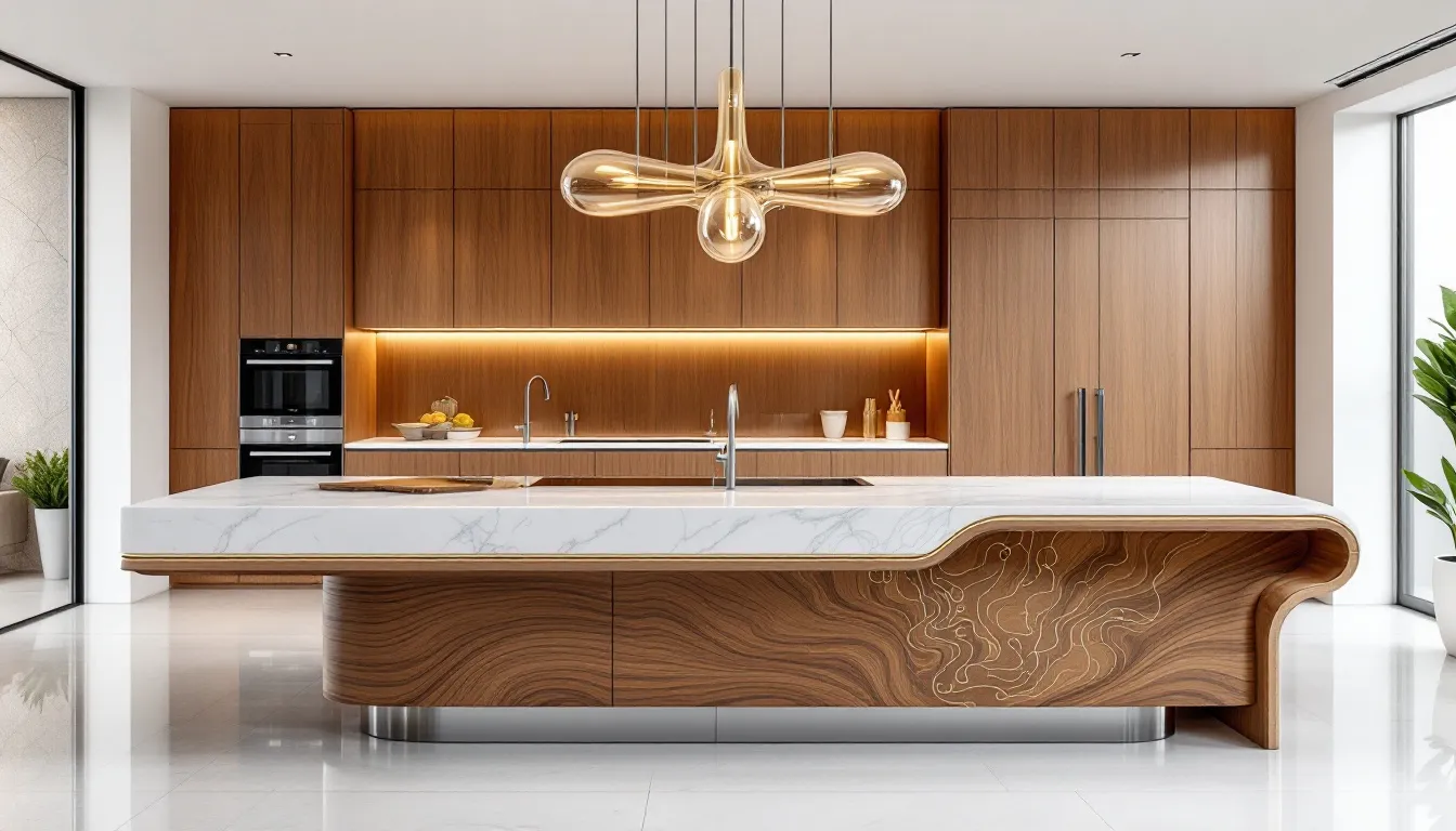 A beautifully designed kitchen island that inspires creativity in dream kitchens.
