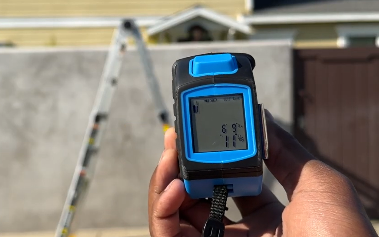 measurement of Almighty Tools ladder height drop