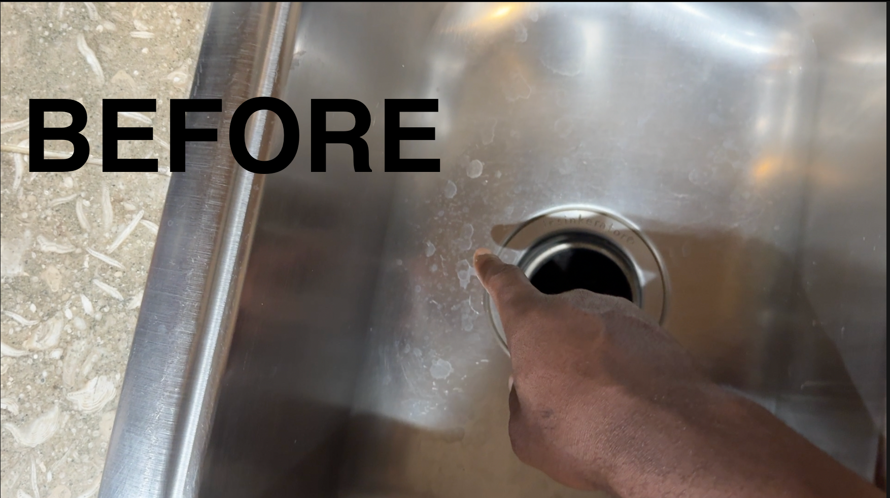 viral ai life hack remove water spots on sink
