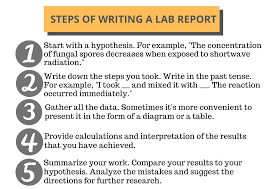 How to Write a Lab Report | Essay Tigers