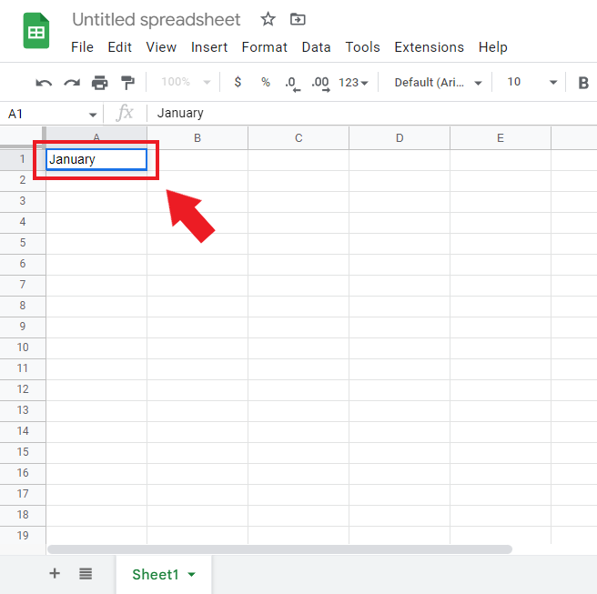 Beginners Guide: Google Sheets Calendar Template